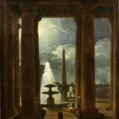 Franz Ludwig Catel (1778–1856) Blick durch die Kolonnaden von St. Peter bei Mondschein, 1818/24 Öl auf Leinwand, 100 x 74 cm Privatbesitz