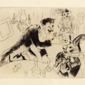 Chagall, Marc – Nicolas Gogol  Les Âmes mortes. Tériade, 1948.