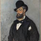 Claude Monet, Portrait Léon Monet, 1874 Öl auf Leinwand , 63 x 52 cm, Privatsammlung.