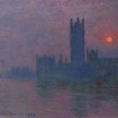 Claude Monet, Das Parlament, Sonnenuntergang, 1901-1903, Sammlung Hasso Plattner