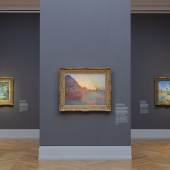 Ausstellungsansicht Claude Monet: Getreideschober, 1890