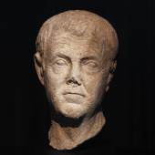 Monumentaler Kopf eines Republikaners, römisch, um 50 v. Chr., Marmor, H: 43 cm Foto: Christoph Bacher Archäologie Ancient Art