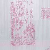 Aiko Tetsuka, Thin Membrane / Pictures Come Down (Detail), 2009, Stickerei auf Stoff © Foto: Tadasu Yamamoto   