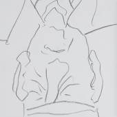 Georg Baselitz Zero, 2018 Bleistift auf Papier. 29,5 x 20,6 cm Signiert und datiert oben Mitte: 18. I. 2018 G. B. Schätzpreis 8.000 – 12.000 €