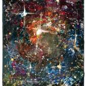Johanna Freise  Alles ist galaktisch gut! GALAKTISCHE REFLEXION 2016 Öl Ajona Lack auf Leinwand 30 x 24 cm Fre/M 160001