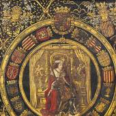 Triptychon mit Karl V. als König von Spanien aus den Stedelijke Musea, Mechelen