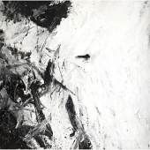 Günter Brus, "Ohne Titel", 1961, Dispersion auf Nessel, 222,5 x 239,5 cm, Foto: UMJ/N. Lackner 
