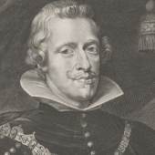 Porträt des Philipp IV., König von Spanien, Kupferstich von Gilles Hendricks nach Peter Paul Rubens © Staatliche Museen zu Berlin, Kunstbibliothek