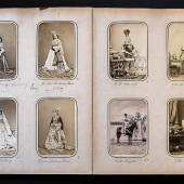 „Carrousel“, Alben mit Fotografien der Wohltätigkeitsveranstaltung März 1863 in der Winterreitschule in Wien, Ludwig Angerer 