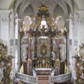   Altarraum der Wallfahrtskirche Maria Limbach in Eltmann © Deutsche Stiftung Denkmalschutz/Schabe