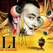 Das Ausstellungsplakat zu Dalí: Spellbound © Alegria