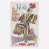 David Klein  Fly TWA Jets / Rome  estimate: $500–700
