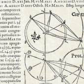 Eine der zahlreichen geometrischen Darstellungen in Johannes Keplers "Astronomia Nova". © Österreichische Nationalbibliothek
