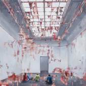 Dénesh Ghyczy  Museum, 2023 Öl/Acryl auf Leinwand 180 x 160 cm