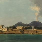"Der Hafen von Portici mit dem Vesuv im Hintergrund" von Joseph Rebell, um 1814 © Österreichische Nationalbibliothek
