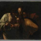 Der ungläubige Thomas, um 1650, Neapolitanisch (nach Caravaggio) bpk | Bayerische Staatsgemäldesammlungen, 2012 