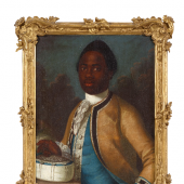 Lot 2086 Deutscher Meister um 1760/1770 - Porträt eines farbigen Höflings  Schätzpreis: 12.000 € - 16.000 € Ergebnis: 201.600 €