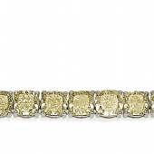 Diamant-Armband Deutschland, um 1960  28 Diamanten zus.ca. 36,4 ct Taxe: €45.000 – 50.000