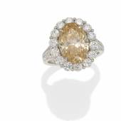 Diamant-Ring1 Brillant ca. 5,02 Karat Intensives Orange-BraunTaxe: € 25.000 – 30.000 