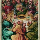 Meister des Friedrichsaltars, Letztes Abendmahl, um 1440/1450, Belvedere, Wien, Foto: © Belvedere, Wien