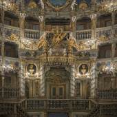  Bildtitel: Markgräfliches Opernhaus Bayreuth nach der Restaurierung, Blick zur Fürstenloge  Foto: Achim Bunz