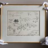 E.H Shepard  The original map of The Hundred Acre Wood