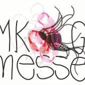 MK&G messe 2022, Key Visual - Gestricktes Schmuckprojekt, 2021, © Cécile Feilchenfeldt, Foto: Aurelie Cenno, Design: Fons Hickmann m23