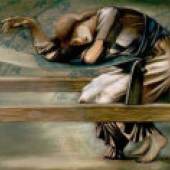 Edward Burne-Jones,
Studie für Der schlafende Hofstaat, 1889,
Gouache und Kreide,
Birmingham Museums and Art Gallery