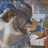 Edgar Degas Vor dem Spiegel um 1889 Pastell auf Papier, 49 x 64 cm Hamburger Kunsthalle © Hamburger Kunsthalle/bpk Photo: Elke Walford
