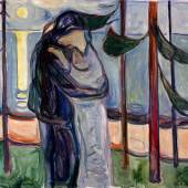 Edvard Munch | Der Kuss, 1921 | Sarah Campbell Blaffer Foundation, Houston 