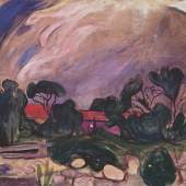 Edvard Munch, Stürmische Landschaft, 1902-03