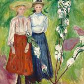 Edvard Munch, Two Girls near an Apple Tree, 1905. Collection Museum Boijmans Van Beuningen