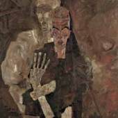 Egon Schiele, Selbstseher II (»Tod und Mann«), 1911 Leopold Museum, Wien, Inv. 451