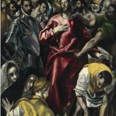 El Greco (Doménikos Theotokópoulos) (1541-1614)  und Werkstatt, Entkleidung Christi, zw. 1580 und 1595,  Öl auf Leinwand, 165 x 98,8 cm  © Bayerische Staatsgemäldesammlungen,  Alte Pinakothek, München