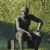 £725,000 ($1,028,412) £600,000 - 800,000 Dame Elisabeth Frink, Seated Man, bronze, conceived in 1983