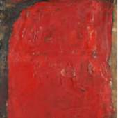 Emil Schumacher Ohne Titel. 1961. Öl auf Leinwand. 100 x 80 cm (39,3 x 31,4 in). Schätzpreis: € 70.000-90.000