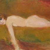 Émilie Charmy, Colette nue, 1920, oil on canvas, 89 × 147 cm. © Galerie Bernard Bouche, Paris. Photo: A. Ricci 