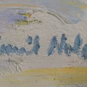 Emil Nolde, Tanz um das goldene Kalb, 1910, Detail, Signatur; Bayerische Staatsgemäldesammlungen, München, © Stiftung Seebüll Ada und Emil Nolde, Foto: Jeanine Walcher