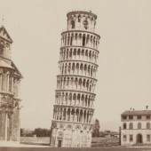 Enrico Van Lint (1808–1884), Pisa: Schiefer Turm, um 1855 