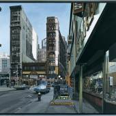 Richard Estes, "Downtown", 1978, Öl auf Leinwand; 122 x 152 cm, Foto © museum moderner kunst stiftung ludwig wien, Leihgabe der Österreichischen Ludwig Stiftung, seit 1991