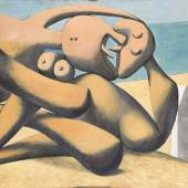 Pablo Picasso Spanish 1881–1973 Figures by the sea (Figures au bord de la mer) 12 January 1931 oil on canvas 130.0 x 195.0 cm Musée national Picasso-Paris Donated in lieu of tax, 1979 © Succession Picasso/Copyright Agency, 2022 Photo © RMN-Grand Palais (Musée national Picasso-Paris) / Mathieu Rabeau