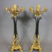 Paar Prunkgirandolen, Frankreich, 1. Hälfte 19. Jh. Charles X (Restauration), Limit-Preis 3000 €
