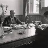 Alfried Krupp von Bohlen und Halbach und Berthold Beitz, 1957 (Foto: Erich Lessing) © Erich Lessing / Lessing Photo Archive, Wien / Historis ches Archiv Krupp, Essen 