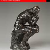 Auguste Rodin (1840-1917) The Thinker (Le Penseur) Conceived 1880 & 1881, cast 1925 Signed A Rodin, inscribed Alexis Rudier Fondeur Paris Bronze with a rich brown and green patina H. 37.3cm Bowman Sculpture, London