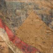 Thomas von Villach, Fastentuch-Fragment, um 1470/80 Detail: Bildnis der ehernen Schlange Malerei auf Leinwand 108 x 171 cm Belvedere, Wien, © Abegg-Stiftung, CH-3132 Riggisberg, 2013; (Foto: Christoph von Viràg)