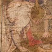 Thomas von Villach, Fastentuch-Fragment, um 1470/80 Detail: Mannalese Malerei auf Leinwand 108 x 171 cm Belvedere, Wien, © Abegg-Stiftung, CH-3132 Riggisberg, 2013; (Foto: Christoph von Viràg)