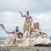 Raise a Paddle, Fotografiert von Fenton Lutunatabua (Pacific Climate Warrior), Fidschi, Pazifik 2017