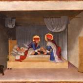 Fra Angelico, Traum des Diakons Justinian, um 1438/40 Pappelholz 38 x 46,7 cm Florenz, Museo di San Marco © Florenz, Gabinetto Fotografico delle Gallerie degli Uffizi