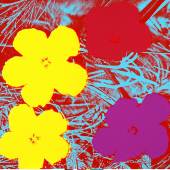 Abb.: Andy Warhol “Flowers, 1970” © The Andy Warhol Foundation for the Visual Arts. Inc. /  VBK, Wien 2012