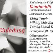 Flyer zu Ausstellung: "Kontinuität (Familienausstellung)"